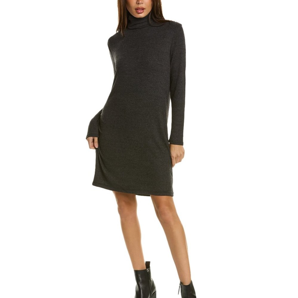 Project Social T Keep It Easy Turtleneck Sweaterdress SIZE S